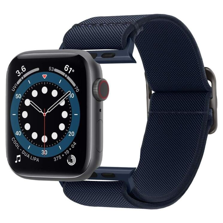 Ремінець Spigen (SGP) Lite Fit для Apple Watch 42 (Series 10) / 41 / 40 / SE 40 / 38 - Navy: фото 2 з 15