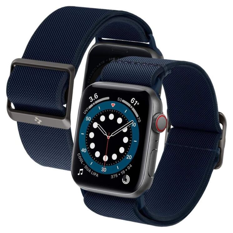 Ремінець Spigen (SGP) Lite Fit для Apple Watch 42 (Series 10) / 41 / 40 / SE 40 / 38 - Navy: фото 4 з 15