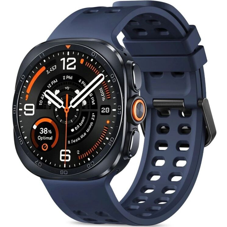 Ремінець Tech-Protect Silicone Air для Samsung Galaxy Watch Ultra 2 / Ultra / Ultra (2025) - Navy Blue: фото 1 з 5