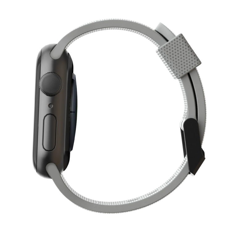 Ремешок URBAN ARMOR GEAR (UAG) [U] Dot Silicone для Apple Watch 46 / 45 / 44 / SE 44 / 42 (Series 1-3) / Ultra / Ultra 2 - Grey: фото 4 из 7
