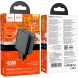Мережевий зарядний пристрій Hoco CS26A PD45W (USB + 2Type-C) - Black (960227B). Фото 7 з 9