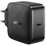 Мережевий зарядний пристрій UGREEN CD217 GaN PD QC4.0 65W (3A) - Black (141866B)