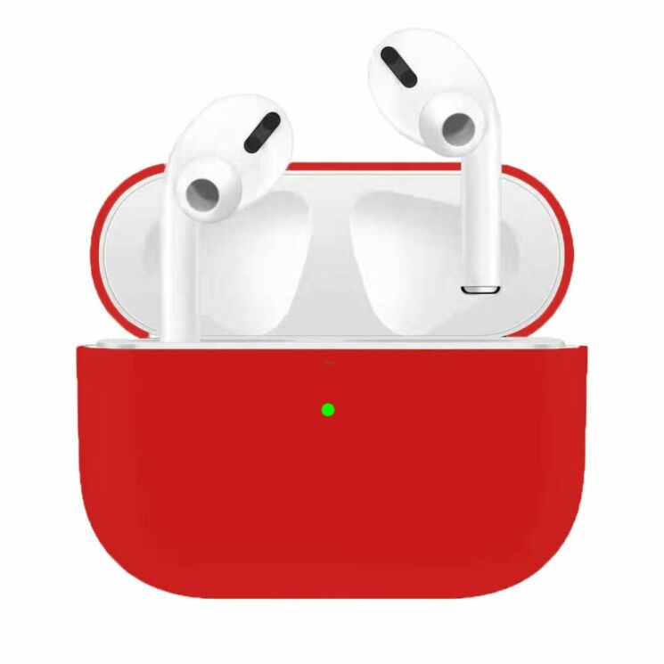 Силіконовий чохол Deexe UltraSlim Case для Apple AirPods Pro - Red: фото 1 з 1
