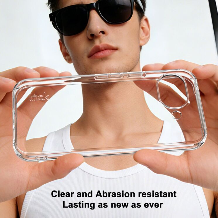 Силиконовый чехол IMAK UX-10 Series для Google Pixel 10a - Transparent: фото 4 из 8