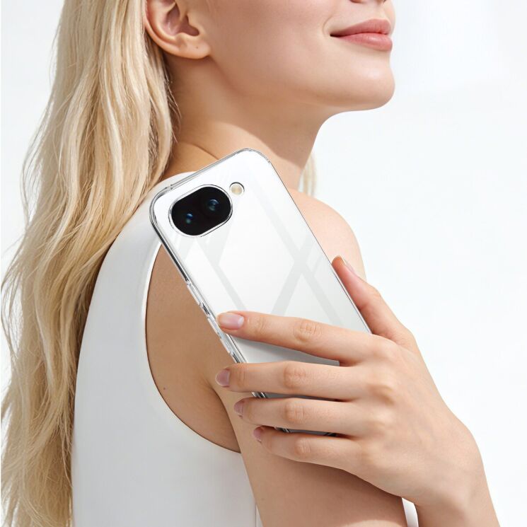 Силиконовый чехол IMAK UX-10 Series для Google Pixel 10a - Transparent: фото 5 из 8