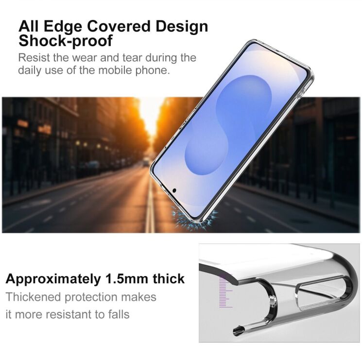 Силиконовый чехол IMAK UX-10 Series для Samsung Galaxy S26 - Transparent (404267T) Силиконовый чехол IMAK UX-10 Series для Samsung Galaxy S26 - Transparent: фото 4 из 6