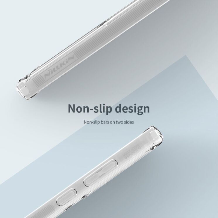 Силиконовый чехол NILLKIN Nature TPU Pro для Samsung Galaxy S24 Ultra - Transparent: фото 13 из 17