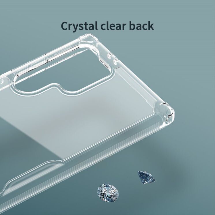 Силиконовый чехол NILLKIN Nature TPU Pro для Samsung Galaxy S24 Ultra - Transparent: фото 8 из 17
