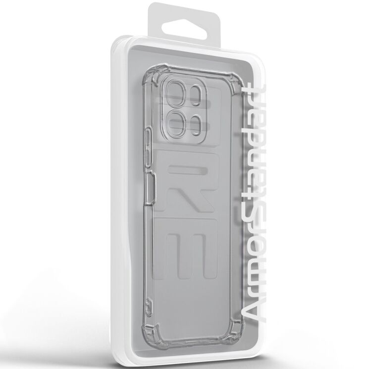 Силіконовий (TPU) чохол ArmorStandart Air Force для OPPO A6 / A6s - Transparent: фото 3 з 6