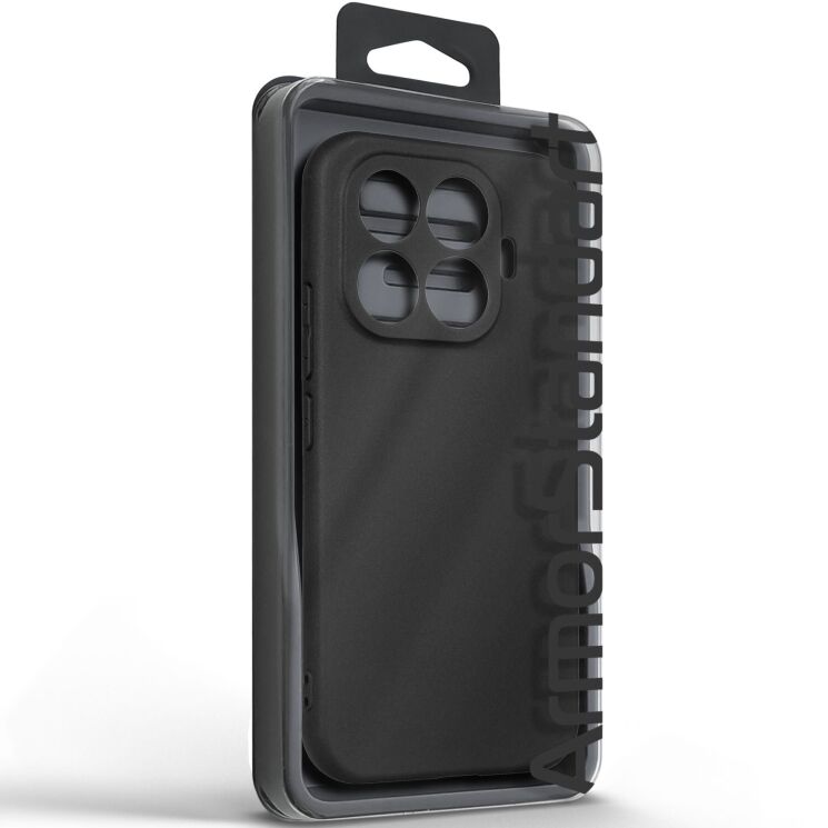 Силиконовый (TPU) чехол ArmorStandart Matte Slim Fit для Xiaomi 17T - Black: фото 3 из 5