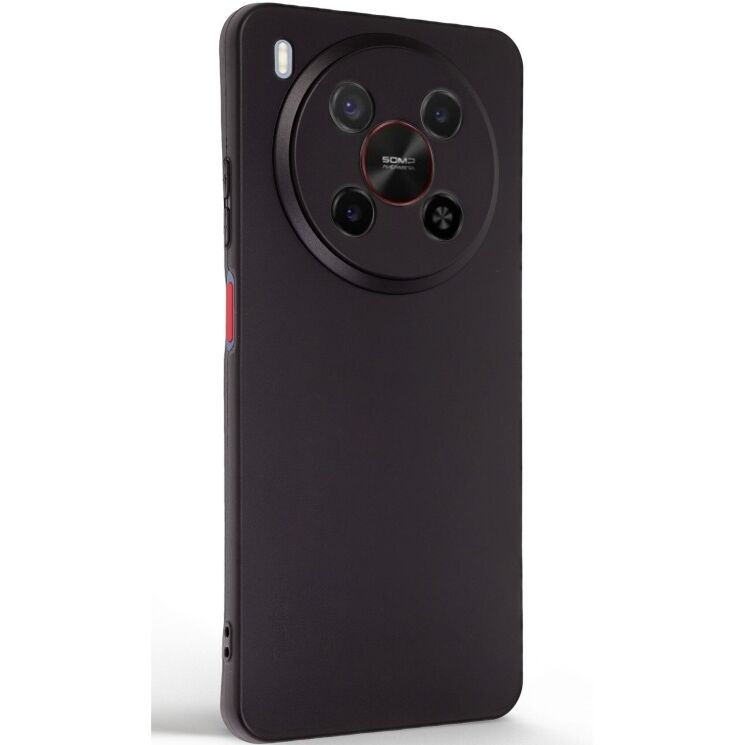 Силиконовый (TPU) чехол ArmorStandart Matte Slim Fit для ZTE Nubia V70 Max - Black: фото 2 из 5
