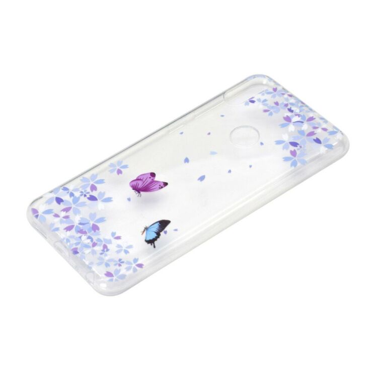 Силиконовый (TPU) чехол Deexe Pretty Glossy для ASUS Zenfone 5 (ZE620KL) - Two Butterflies: фото 3 из 6
