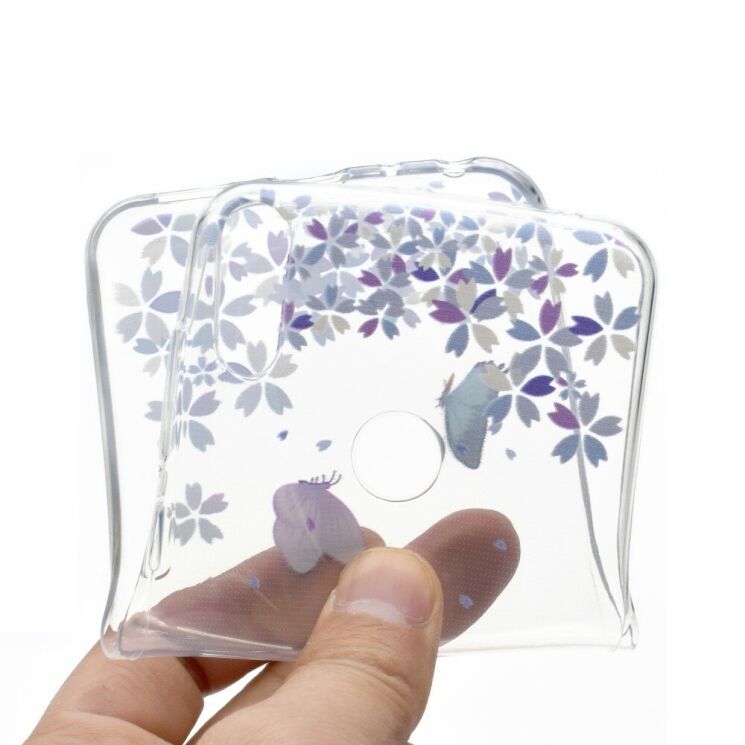 Силиконовый (TPU) чехол Deexe Pretty Glossy для ASUS Zenfone 5 (ZE620KL) - Two Butterflies: фото 5 из 6