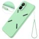 Силіконовий (TPU) чохол Deexe Silicone Case для Infinix GT 50 Pro - Green (422412G). Фото 8 з 9