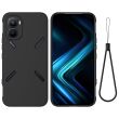 Силіконовий (TPU) чохол Deexe Silicone Case для Infinix GT 50 Pro - Black (422412B)