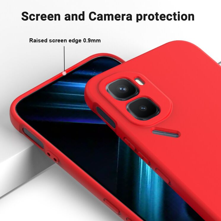 Силіконовий (TPU) чохол Deexe Silicone Case для Infinix GT 50 Pro - Green: фото 5 з 9