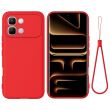 Силіконовий (TPU) чохол Deexe Silicone Case для Infinix Note Edge - Red (409204R)