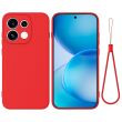 Силіконовий (TPU) чохол Deexe Silicone Case для OPPO Reno 16 Pro - Red (413625R)