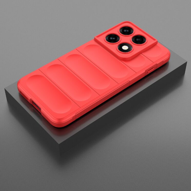 Силіконовий (TPU) чохол Deexe Terra Case для Motorola Edge 70 Pro - Red: фото 6 з 9