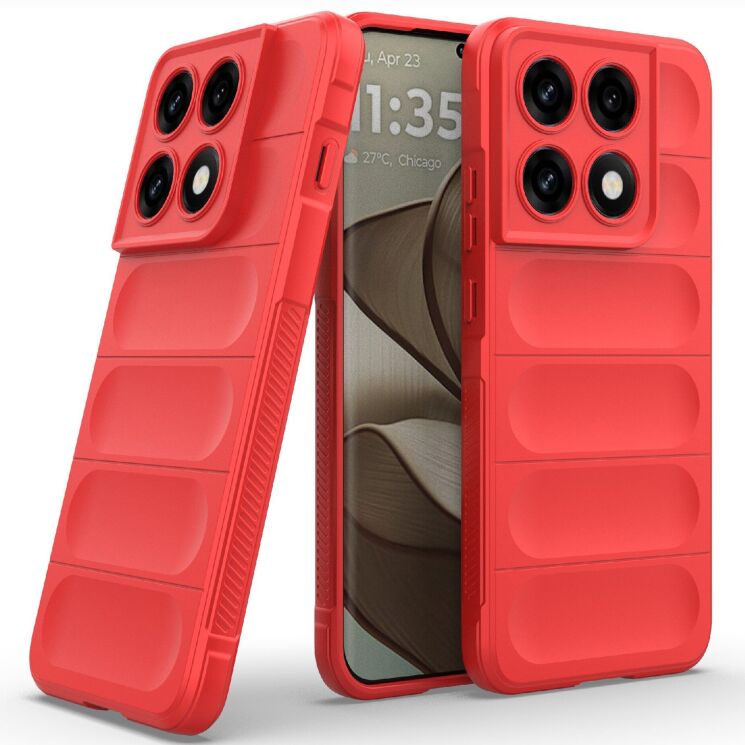 Силіконовий (TPU) чохол Deexe Terra Case для Motorola Edge 70 Pro - Red: фото 2 з 9