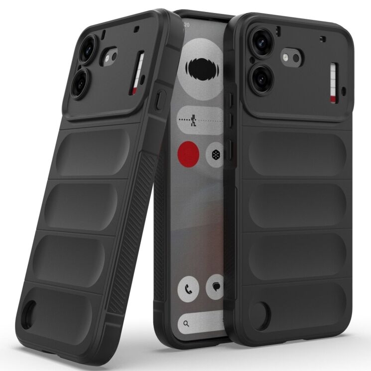 Силіконовий (TPU) чохол Deexe Terra Case для Nothing Phone (4b) - Black (218405B) Силіконовий (TPU) чохол Deexe Terra Case для Nothing Phone (4b) - Black: фото 2 з 6