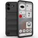 Силіконовий (TPU) чохол Deexe Terra Case для Nothing Phone (4b) - Black (218405B). Фото 1 з 6