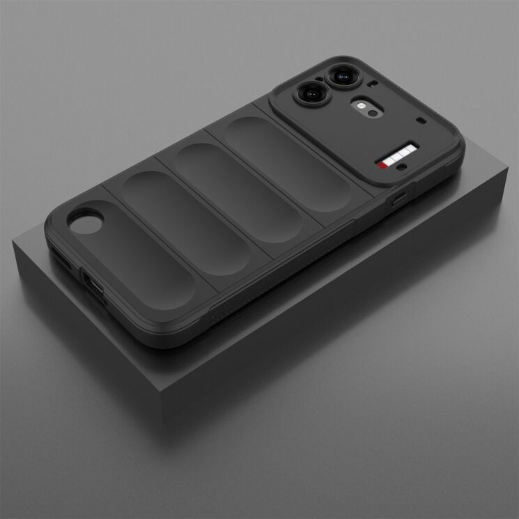 Силіконовий (TPU) чохол Deexe Terra Case для Nothing Phone (4b) - Black (218405B) Силіконовий (TPU) чохол Deexe Terra Case для Nothing Phone (4b) - Black: фото 3 з 6