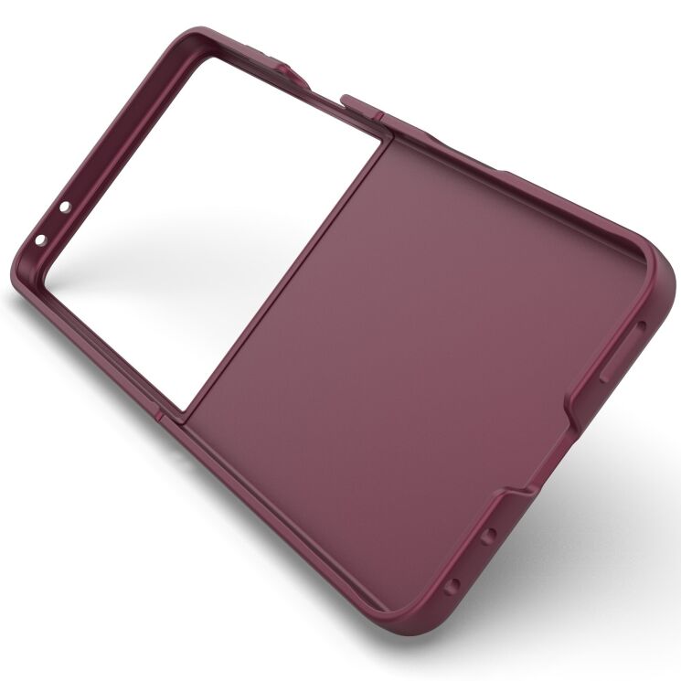 Силіконовий (TPU) чохол Deexe Terra Case для Samsung Galaxy Flip 8 - Wine Red (423515WR) Силіконовий (TPU) чохол Deexe Terra Case для Samsung Galaxy Flip 8 - Wine Red: фото 3 з 9