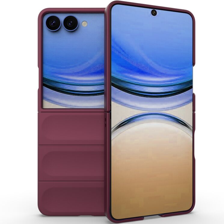 Силіконовий (TPU) чохол Deexe Terra Case для Samsung Galaxy Flip 8 - Wine Red (423515WR) Силіконовий (TPU) чохол Deexe Terra Case для Samsung Galaxy Flip 8 - Wine Red: фото 4 з 9