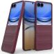 Силіконовий (TPU) чохол Deexe Terra Case для Samsung Galaxy Flip 8 - Wine Red (423515WR). Фото 2 з 9