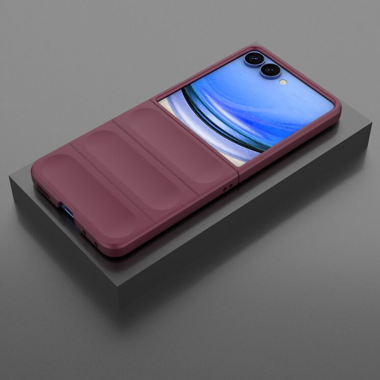 Силіконовий (TPU) чохол Deexe Terra Case для Samsung Galaxy Flip 8 - Wine Red (423515WR) Силіконовий (TPU) чохол Deexe Terra Case для Samsung Galaxy Flip 8 - Wine Red: фото 8 з 9