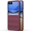 Силіконовий (TPU) чохол Deexe Terra Case для Samsung Galaxy Flip 8 - Wine Red (423515WR)