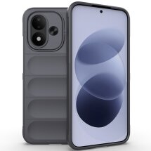 Силиконовый (TPU) чехол Deexe Terra Case для Xiaomi Redmi Note 17 - Dark Grey: фото 1 из 3