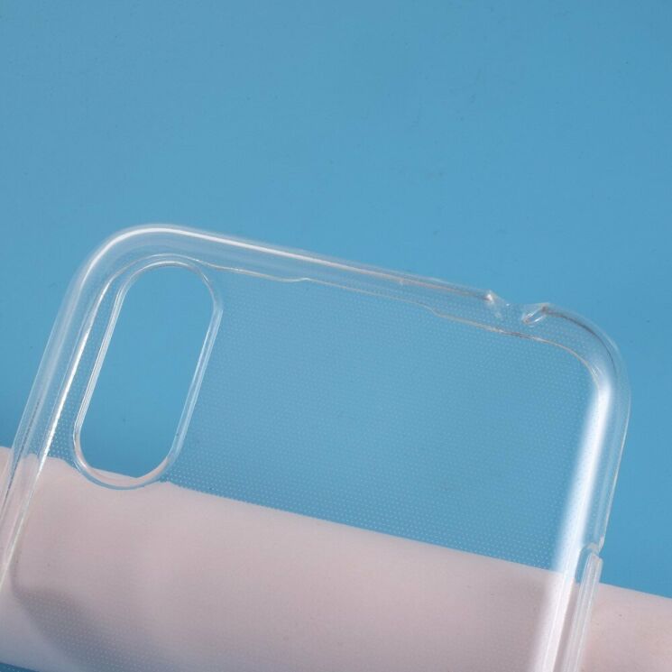 Силиконовый (TPU) чехол Deexe UltraThin для Samsung Galaxy A01 (A015) - Transparent: фото 3 из 5