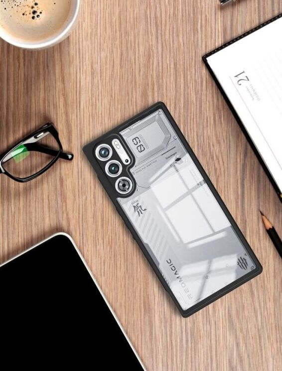 Силиконовый (TPU) чехол IMAK UX-9A Series для ZTE Nubia Red Magic 9 Pro - Black: фото 8 из 9