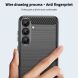 Силиконовый (TPU) чехол MOFI Carbon Fiber для Samsung Galaxy S25 Plus (S936) - Black (371908B). Фото 6 из 9