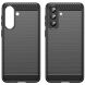 Силіконовий (TPU) чохол UniCase Carbon для Samsung Galaxy A57 (A576) - Black (406109B). Фото 2 з 8
