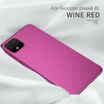 Силиконовый (TPU) чехол X-LEVEL Matte для Google Pixel 4 XL - Wine Red: фото 1 из 10