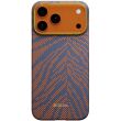 Ультратонкий чехол Pitaka Edge Case Breath of Veins для iPhone 17 Pro Max (BV1701PM) - Burning Orange (411152O)