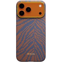 Ультратонкий чехол Pitaka Edge Case Breath of Veins для iPhone 17 Pro Max (BV1701PM) - Burning Orange: фото 1 из 13