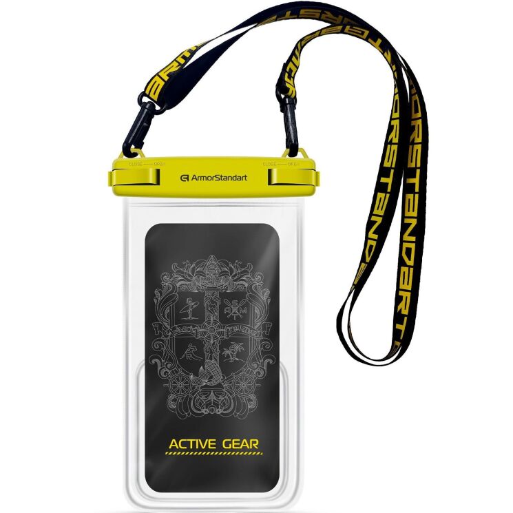 Влагозащитный чехол ArmorStandart Сapsule Double Pockets - Yellow: фото 2 из 3