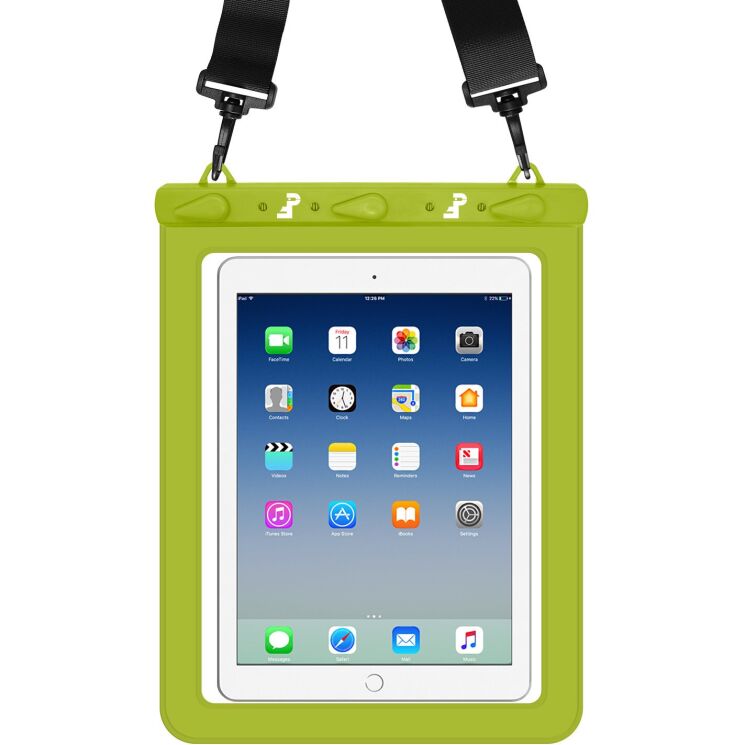 Влагозащитный чехол PICTET.FINO RH02 Waterproof Bag для планшетов с диагональю до 13 дюймов - Green: фото 4 из 10
