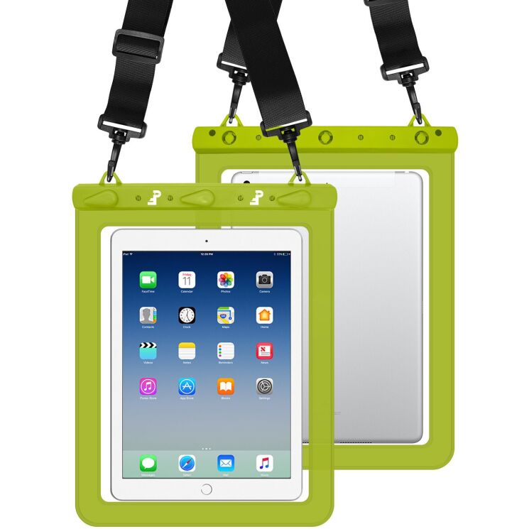 Влагозащитный чехол PICTET.FINO RH02 Waterproof Bag для планшетов с диагональю до 13 дюймов - Green: фото 2 из 10