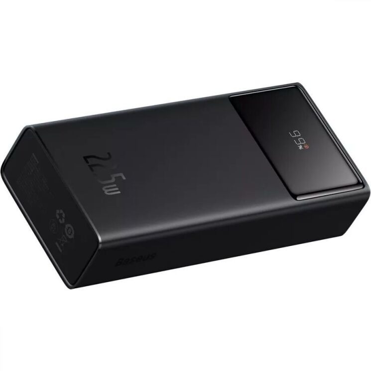 Зовнішній акумулятор Baseus Star-Lord Digital Display 22.5W (30000mAh) PPXJ080101 - Black: фото 6 з 29