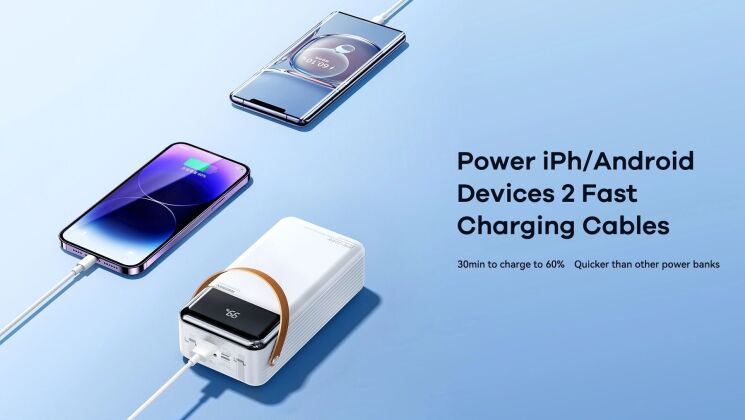 Внешний аккумулятор Remax RPP-565 20W+22.5W (60000mAh) - Gray: фото 12 из 15