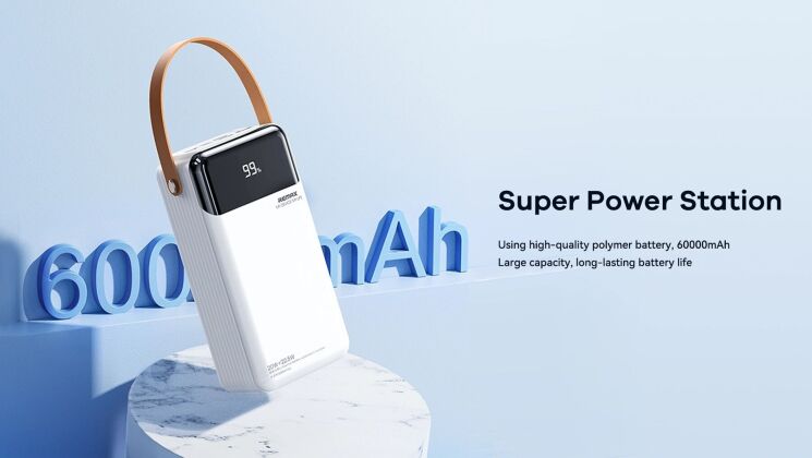 Внешний аккумулятор Remax RPP-565 20W+22.5W (60000mAh) - Gray: фото 11 из 15