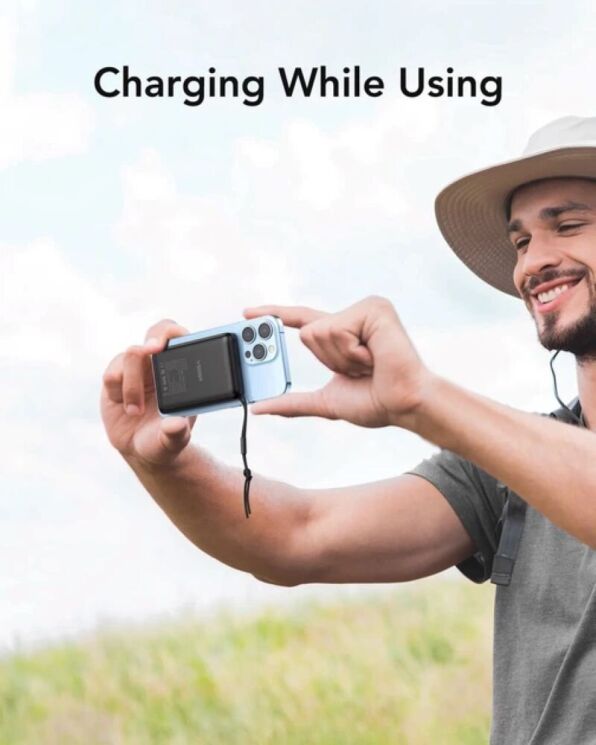 Внешний аккумулятор VEGER MagOn 22.5W + PD20W QC3.0 (10000mAh) - White (995565W) Внешний аккумулятор VEGER MagOn 22.5W + PD20W QC3.0 (10000mAh) - White: фото 17 из 17