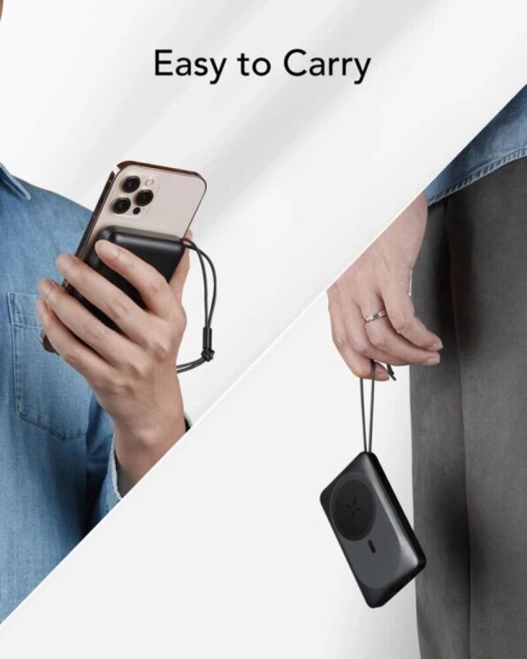 Внешний аккумулятор VEGER MagOn 22.5W + PD20W QC3.0 (10000mAh) - White (995565W) Внешний аккумулятор VEGER MagOn 22.5W + PD20W QC3.0 (10000mAh) - White: фото 16 из 17