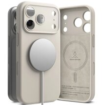 Защитный чехол Ringke Silicone Magnetic для iPhone 18 Pro Max (8800380462083) - Stone: фото 1 из 19