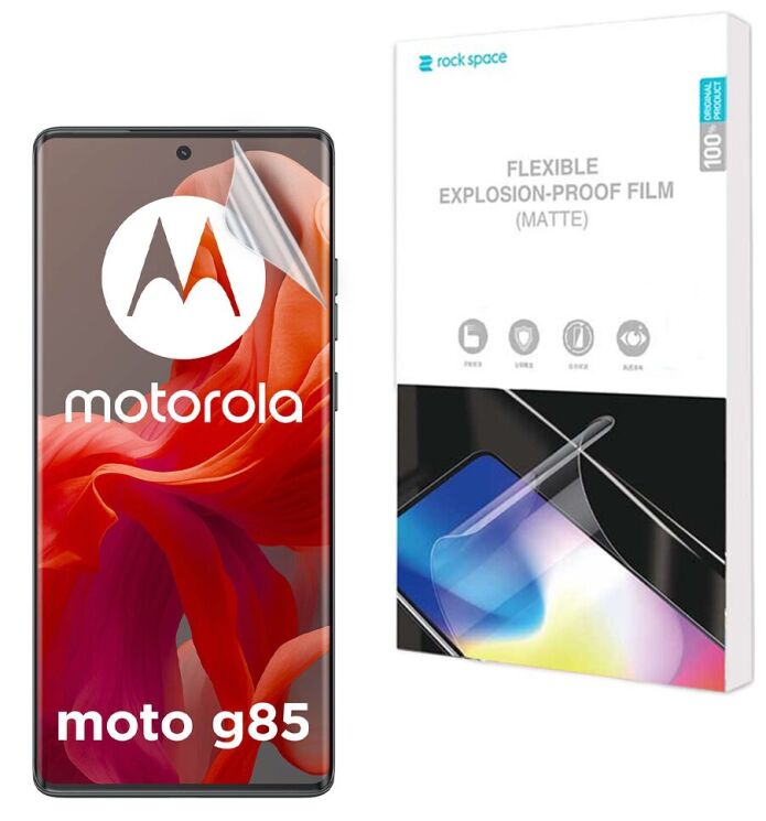 Антиблікова плівка на екран RockSpace Explosion-Proof Matte для Motorola Moto G85: фото 1 з 8